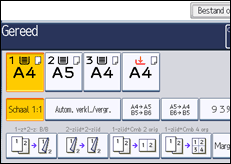 Schermafbeelding bedieningspaneel