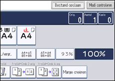 Schermafbeelding bedieningspaneel