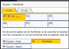 Schermafbeelding bedieningspaneel