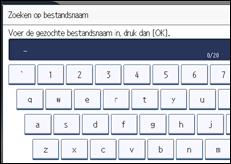 Schermafbeelding bedieningspaneel