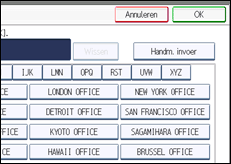 Schermafbeelding bedieningspaneel