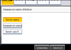 Schermafbeelding bedieningspaneel