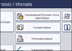Schermafbeelding bedieningspaneel
