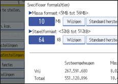 Schermafbeelding Bedieningspaneel