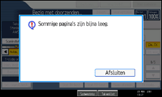 Schermafbeelding bedieningspaneel