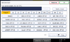 Schermafbeelding bedieningspaneel