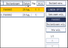 Schermafbeelding bedieningspaneel