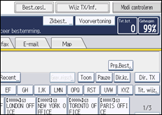 Schermafbeelding bedieningspaneel