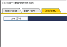 Schermafbeelding bedieningspaneel