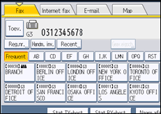 Schermafbeelding bedieningspaneel