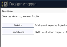 Schermafbeelding bedieningspaneel