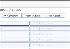 Schermafbeelding bedieningspaneel