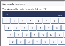 Schermafbeelding bedieningspaneel