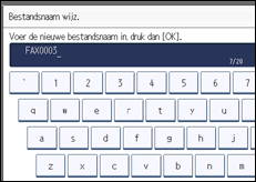 Schermafbeelding bedieningspaneel
