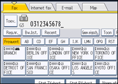Schermafbeelding bedieningspaneel