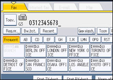 Schermafbeelding bedieningspaneel