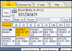 Schermafbeelding bedieningspaneel
