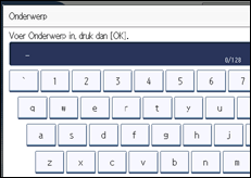 Schermafbeelding bedieningspaneel