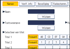 Schermafbeelding bedieningspaneel