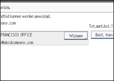 Schermafbeelding bedieningspaneel