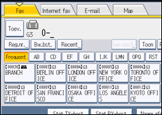Schermafbeelding bedieningspaneel