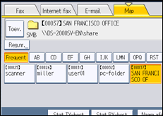 Schermafbeelding bedieningspaneel