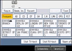 Schermafbeelding bedieningspaneel