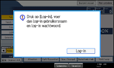 Schermafbeelding bedieningspaneel