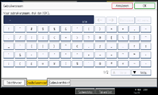Schermafbeelding bedieningspaneel