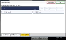 Schermafbeelding bedieningspaneel