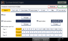 Schermafbeelding bedieningspaneel