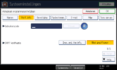 Schermafbeelding bedieningspaneel