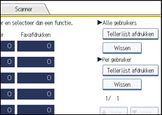 Schermafbeelding bedieningspaneel