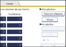 Schermafbeelding bedieningspaneel