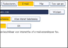 Schermafbeelding bedieningspaneel