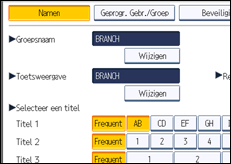 Schermafbeelding bedieningspaneel