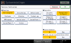 Schermafbeelding bedieningspaneel