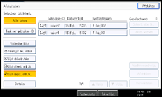 Schermafbeelding bedieningspaneel
