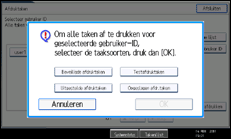 Schermafbeelding bedieningspaneel