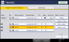 Schermafbeelding bedieningspaneel