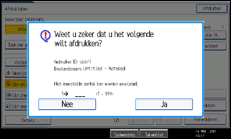 Schermafbeelding bedieningspaneel
