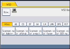 Schermafbeelding bedieningspaneel