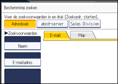 Schermafbeelding bedieningspaneel