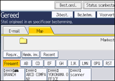 Schermafbeelding bedieningspaneel