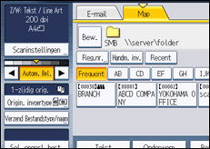 Schermafbeelding bedieningspaneel