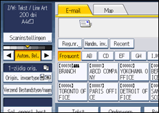 Schermafbeelding bedieningspaneel