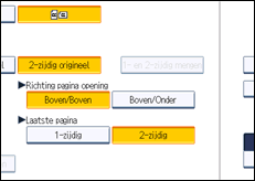 Schermafbeelding bedieningspaneel