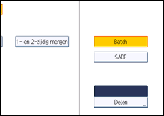 Schermafbeelding bedieningspaneel