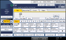 Illustrasjon av betjeningspanel