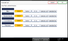 Illustrasjon av betjeningspanel